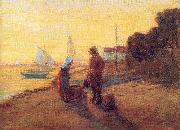 Newman, Willie Betty Shore Scene: Sunset oil